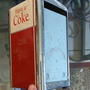 Coca-Cola Red and Silver Napkin Holder